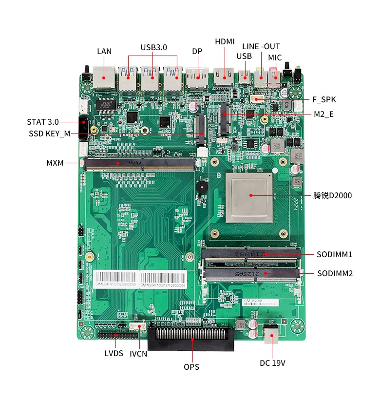 雷竞技官方网页版官D2000教学一体机OPS电脑主板(图4)